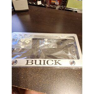 Buick Metal Tin License Plates 6" x 12" Set of 2 w/ Screws Auto Decor Car Tag